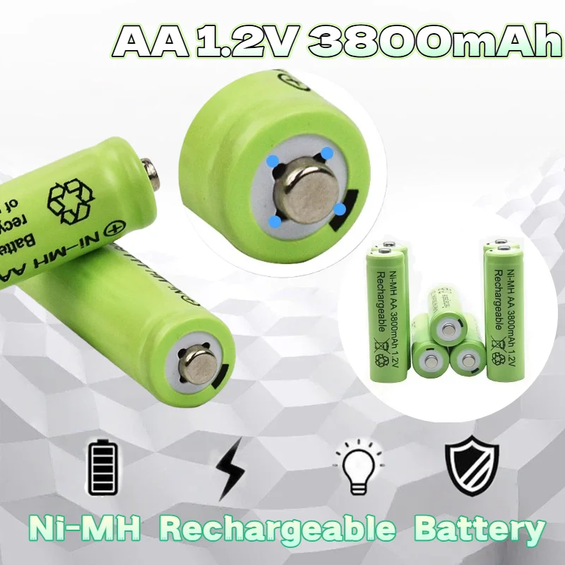 3800 مللي أمبير AA 1.2 فولت بطارية ni-mh قابلة للشحن للعبة التحكم عن بعد بطاريات قابلة للشحن AA 1.2 فولت 3800 مللي أمبير بطارية psp