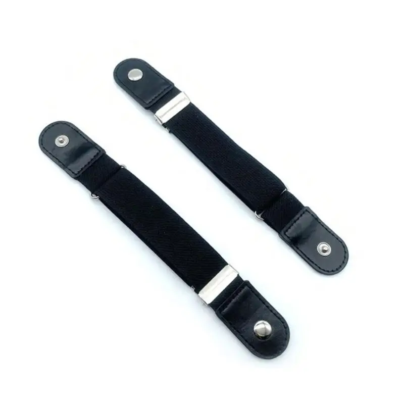 A52E Jean Button Stretch Adjustable Waist Buckle Elastic Belt No Sew Belt Tighten Waist Button Belt Quick Button for Pant