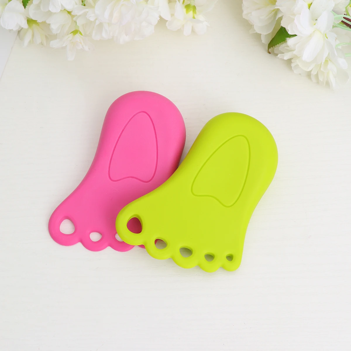 

2 Pcs Door Stops Rubber Stopper Wall Bright Finger Protector Cutting TPR Material Waterproof Lightweight