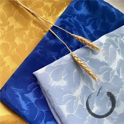 Micro Elastic Leaf Jacquard Fabric By the Meters for Needlework Clothing hanfu Dresses Sewing saggy Soft Brocade Vintage Cloth