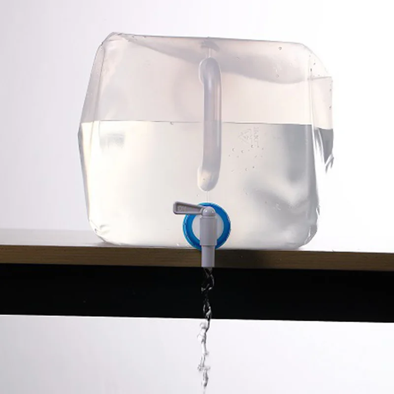 ​ Borsa per acqua pieghevole a tenuta stagna da 10 litri Secchio per acqua pieghevole per esterni Borsa per acqua portatile di grande capacità per escursioni, viaggi di pesca