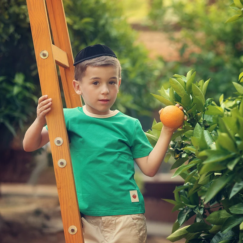 Collezione estiva di vestiti coordinati per la famiglia, vestito da ragazza, maglietta da ragazzo, set da bambino, gonna da ragazza, completo di abbigliamento in cotone verde per bambini