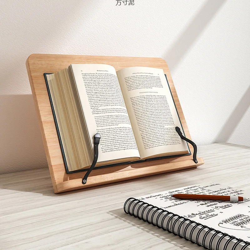 

Multifunctional Student Reading Stand Temporary Book Calligraphy Chanting Stand Adjustable Book Holder for Reading Writing