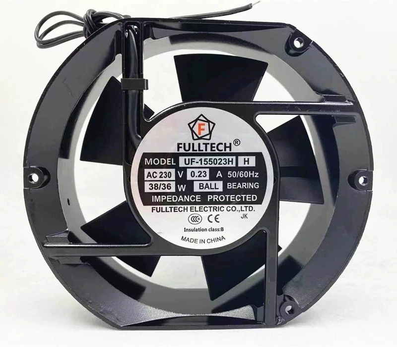 

Cooling Fan UF-155023H H AC 220V 0.23A 50/60HZ 38/36W