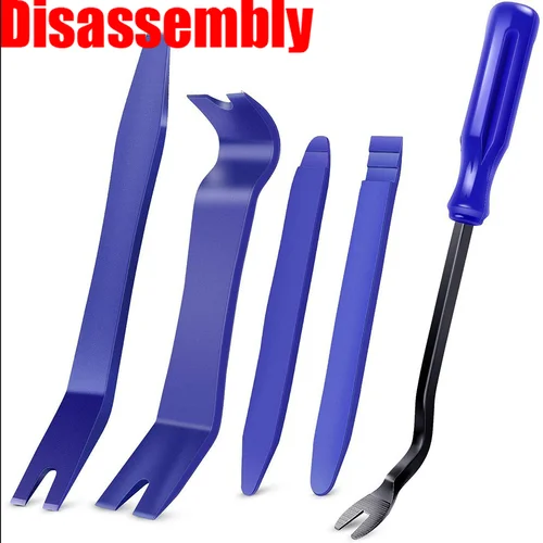 Conjunto De Herramientas De Mano Para Automóviles Kit De Herramientas De Desmontaje De Automóviles Herramientas De Repuesto De Sonido Herramientas De Repuesto De DVD Herramientas De Extracción Del Tablero Y Panel De Tr