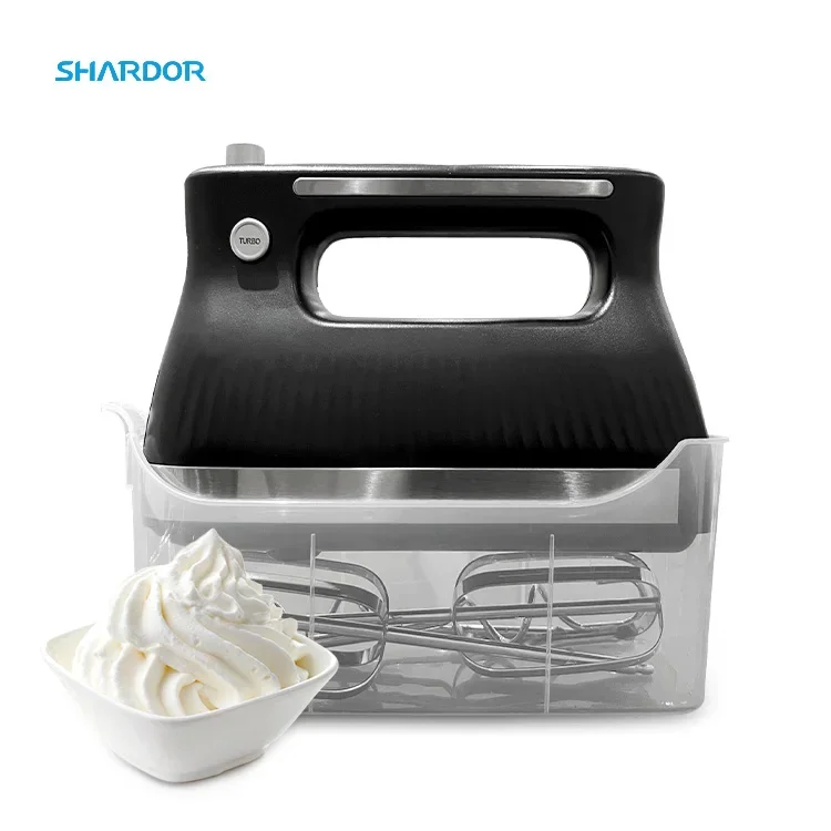 300 Watt Motor Kitchen Cake Mixers for Baking Supplies Snap-On Storage Case Electric Hand Mixer