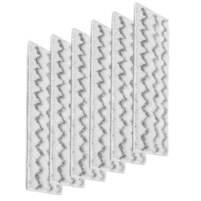 

6 PCS Spray Mop Refills Pads Fiber 38X12cm For Swiffer Powermop, Reusable Mop Refill Pads Replacement Head For Swiffer Power Mop