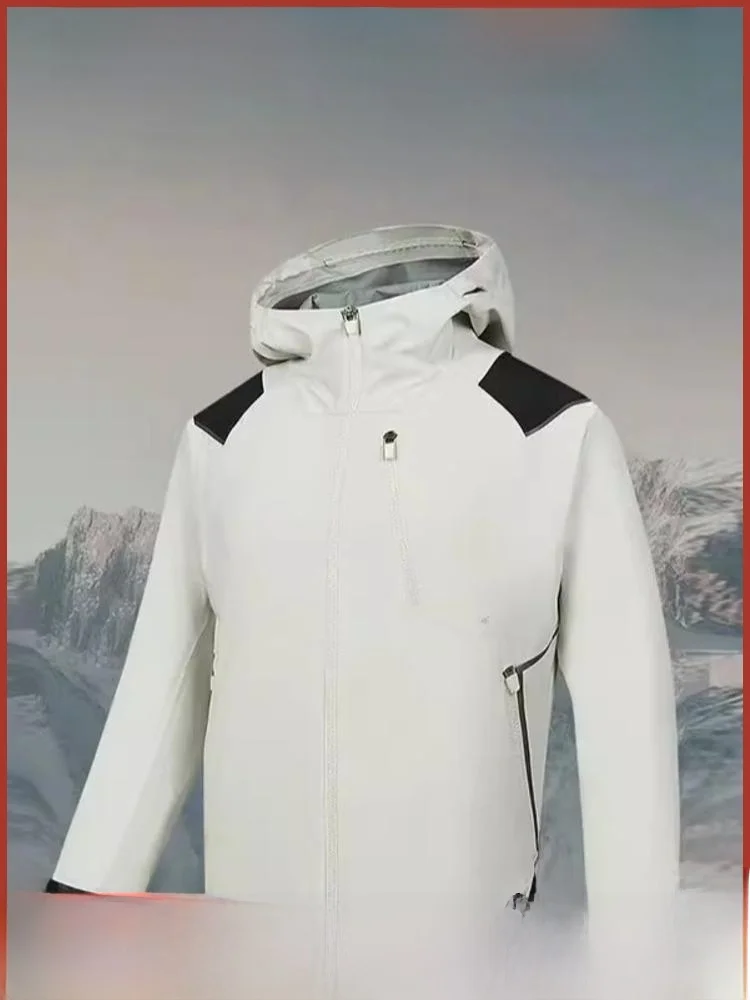 

Outdoor Softell Jaet Men's Women's Windproof Water-resistant Fully Taped Sealing Proc Casual ular Spring Autumn Jaet