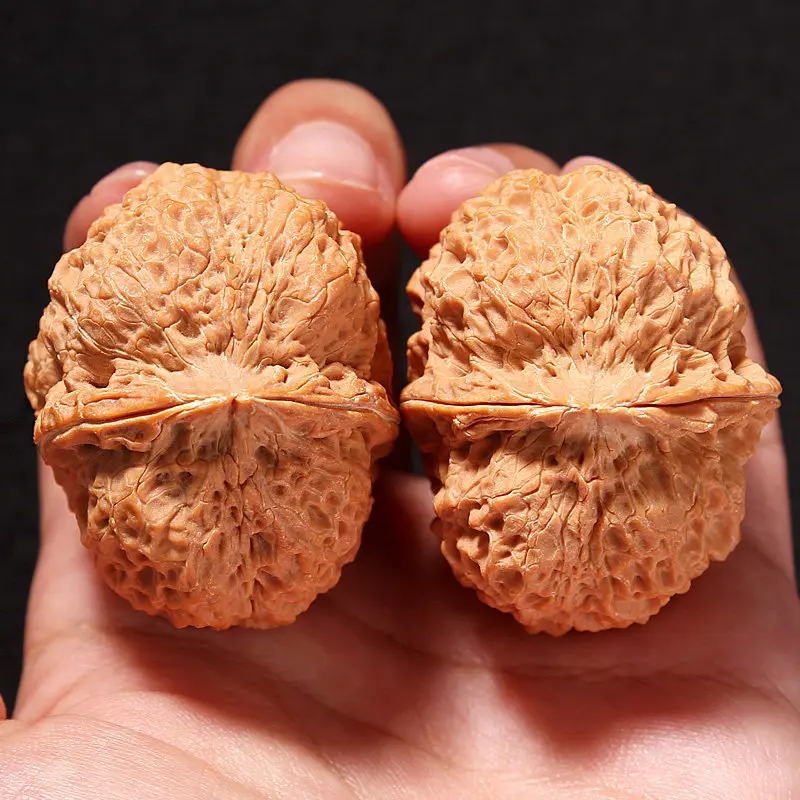 Original Color Yunnan Iron Toad Head Walnut High Density Handheld Collection Pocket Daily Stress Relief Unisex Fidget 33 34 35mm