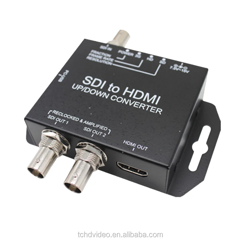 3G-SDI to HD MI video converter scaler with 2 SDI loop through