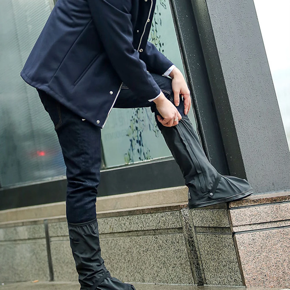 

Waterproof Anti-Slip Shoe Covers Lightweight Easy to Wear and Take Off for Work Wedding Leisure Size L Waterproof Shoe Cover