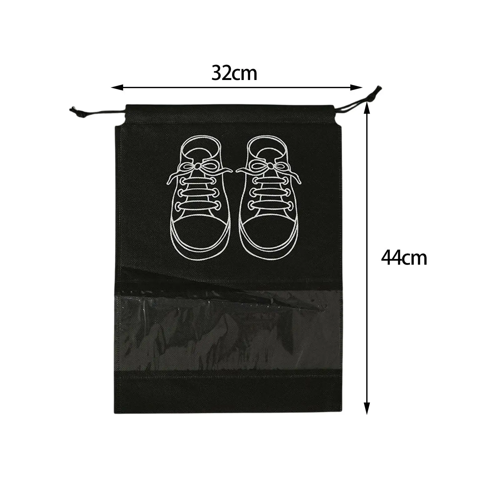 Travel Shoe Bag Non Woven Drawstring Portable Shoe Accessories Pouch Sport Bags Stain Resistant for Men and Women Dustproof