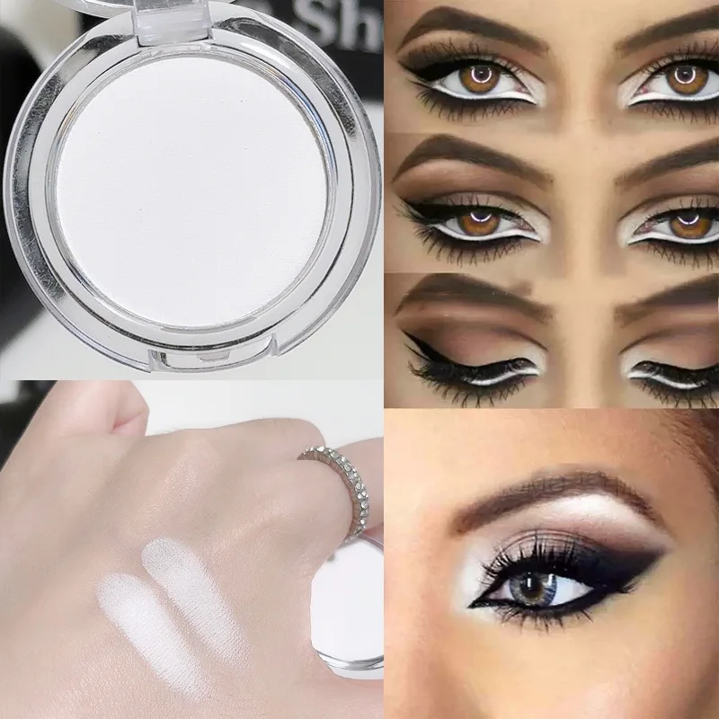 Monochrome Eyeshadow Fine Glitter Sequins Spiciness Powdery Soft Waxy Highlights Brightencool Affordable Makeup Monochrome Plate