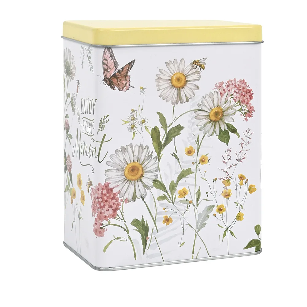 Candy Storage Box Cookies Box Packaging Tinplate Box Round Empty Can Baking Chocolate Cake