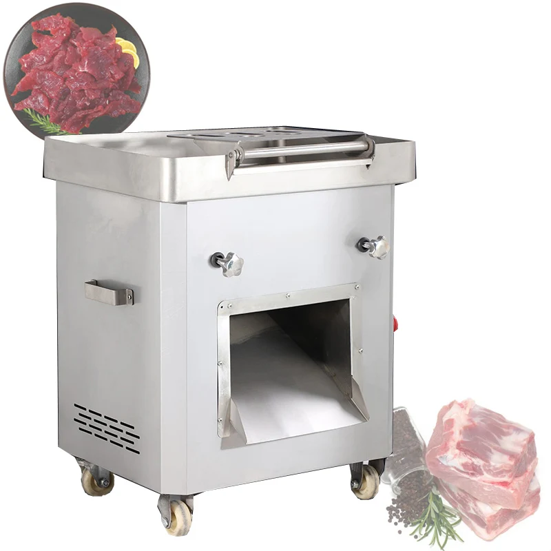 

Commercial Stainless Steel Meat Slicer Cube Meat Mincing Machine Flaky Meat Cutting Machine Electric Meat Shredder