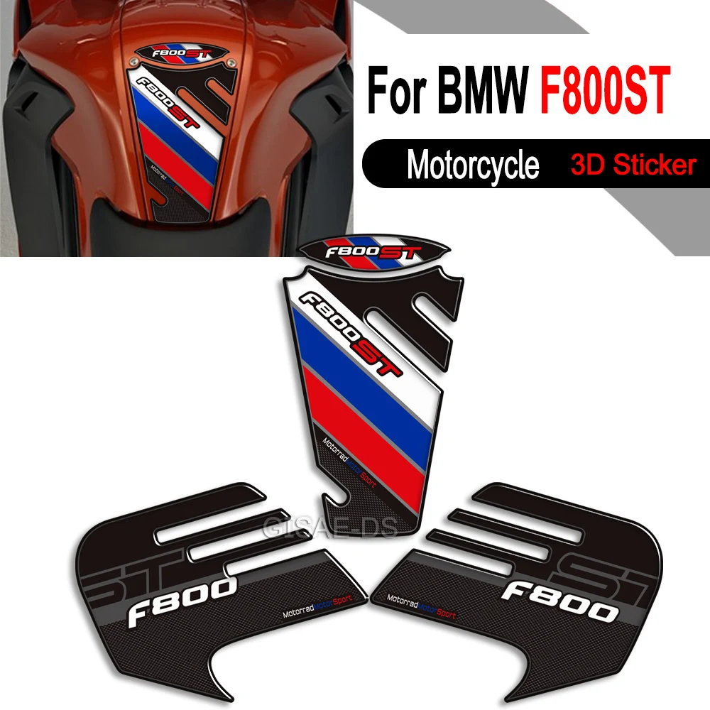 

For BMW F800ST /S F800 F 800 S ST Motorcycle Gas Fuel Oil Kit Knee Screen Wind Deflector Tank Pad Side Grips Protector Stickers