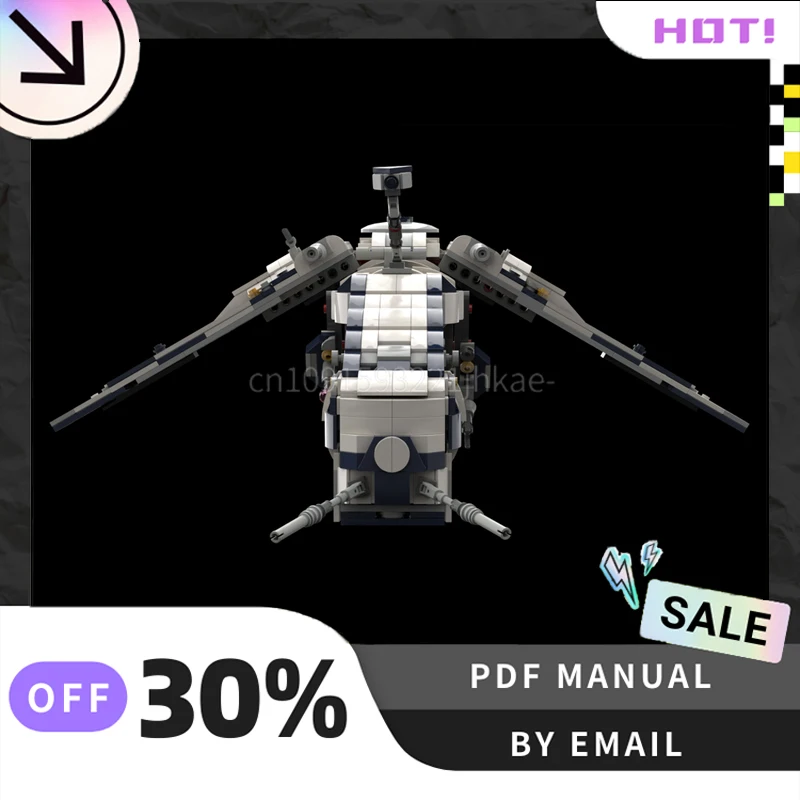 [948PCS] 맞춤형 MOC 공화국 Dropship 크리 에이 티브 빌딩 블록 세트 줄기 장난감 DIY 건설 모델 키트 생일 선물