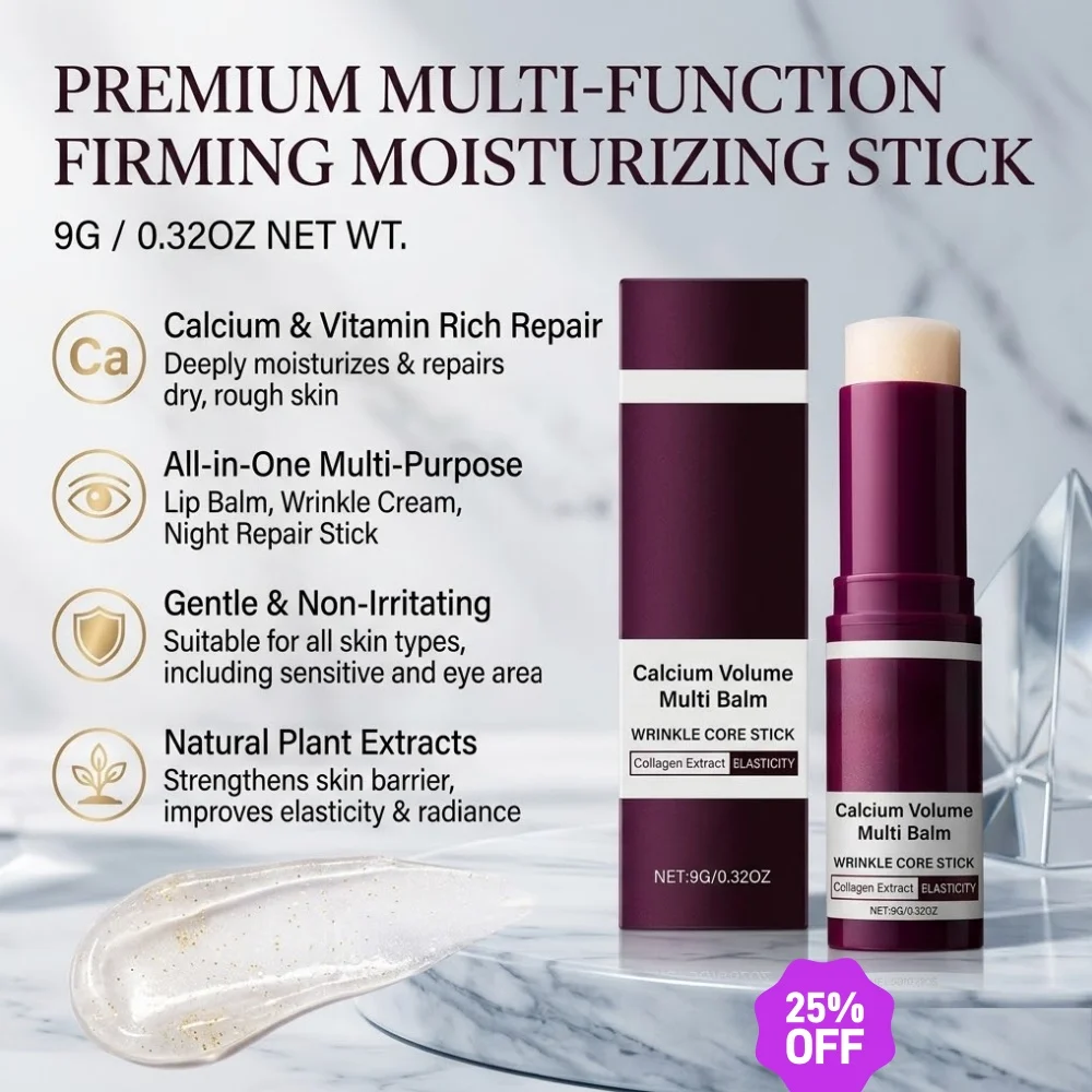 Multi-Effect Moisture Stick Deep Hydrating Balm, Suitable Anti-Wrinkle Barrier Repair Stick, Brightening Primer Glow Balm