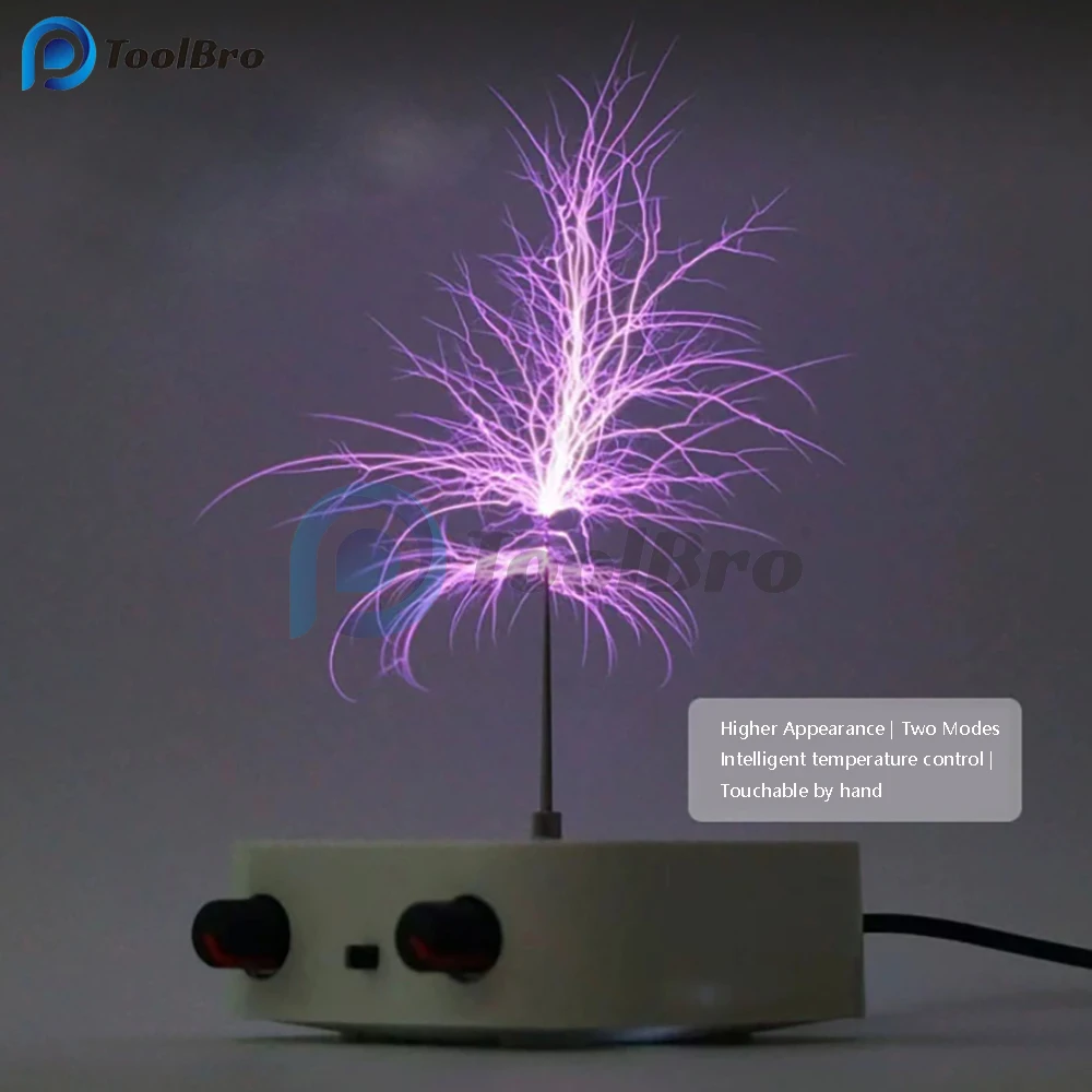 Bluetooth Música Tesla Coil Speaker Altifalante Plasma Arc Transmissão sem Fio Iluminação Ciência Educação Experimental