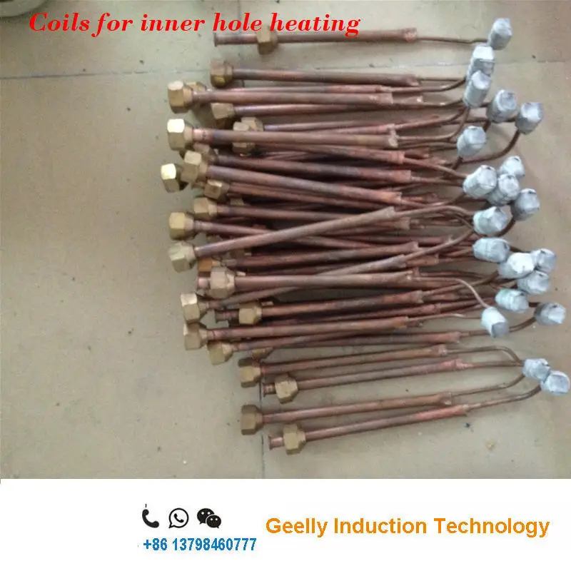 Induction coils for inner hole heating induction heating rings for inner heating