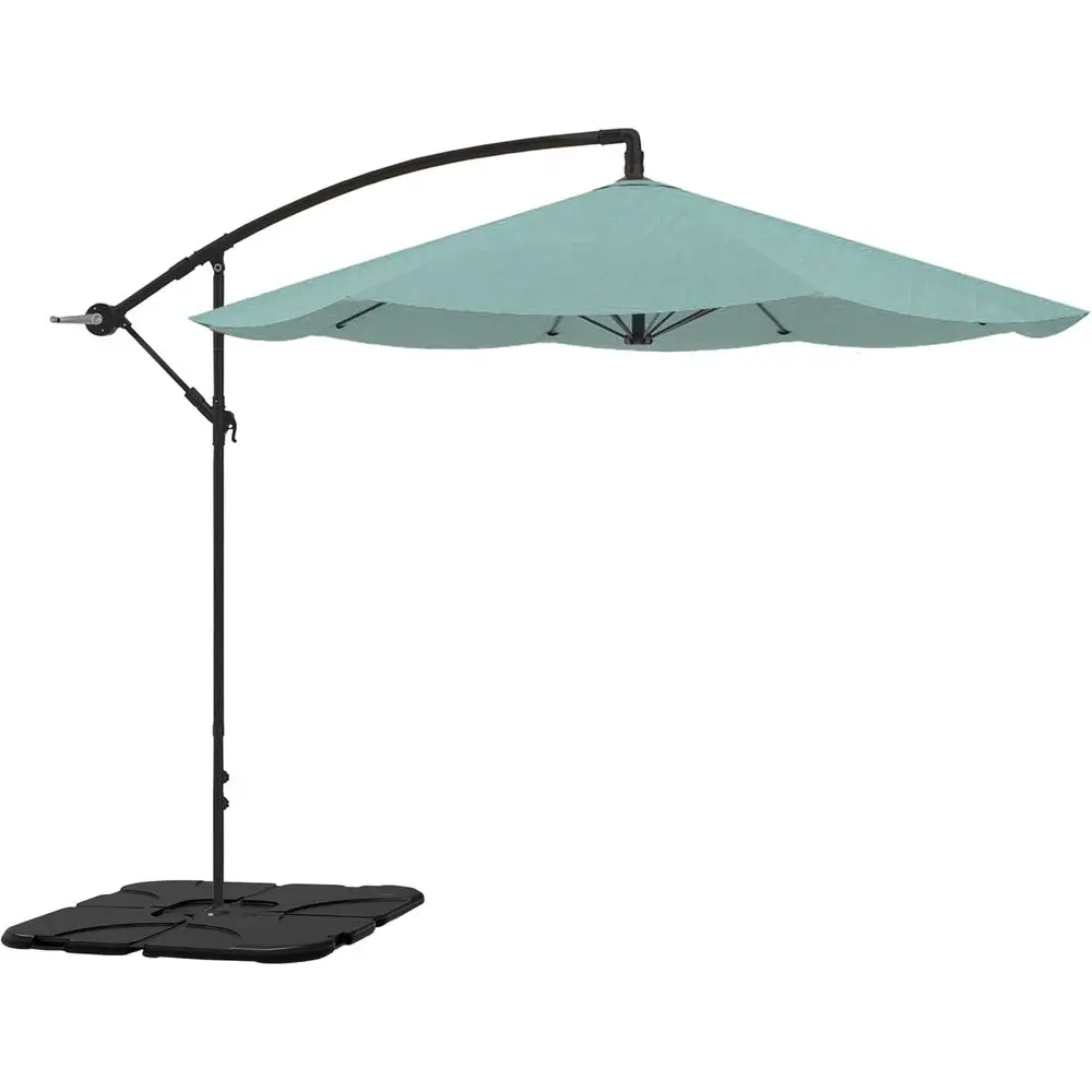 

Зонт-кантриолер для патио 10 футов - Устойчивый к выцветанию уличный зонт для патио с основанием, для сада, газона, террасы, двора или бассейна (Dus)