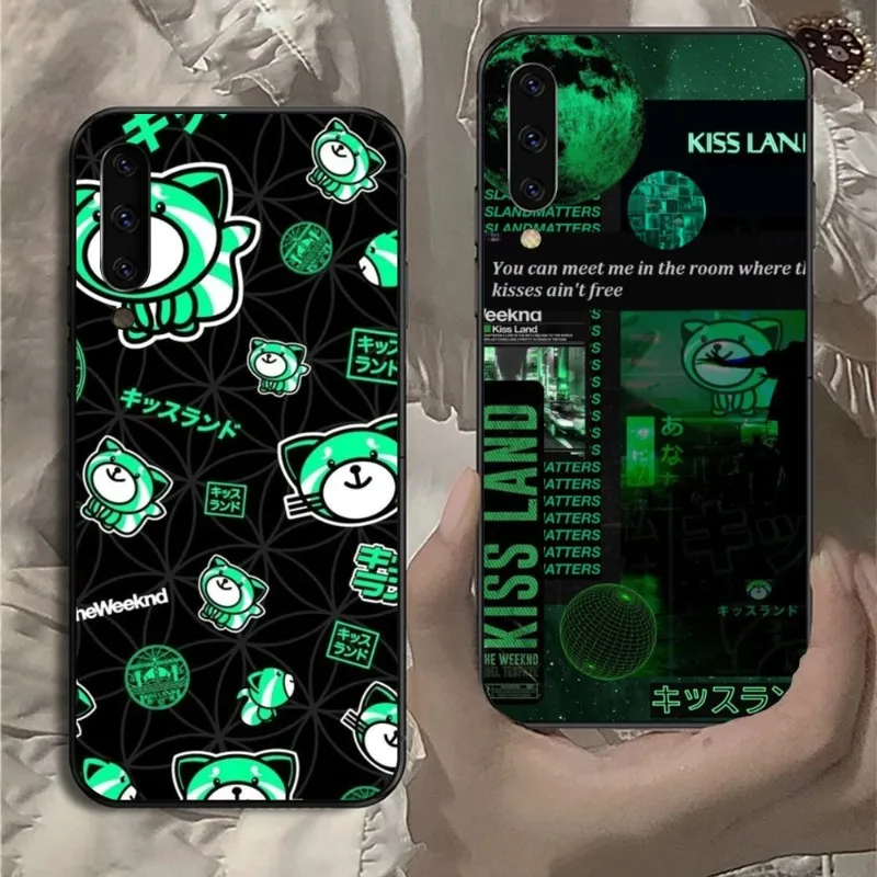 Weekend KissLand Mobile Phone Case for Samsung Note 9 10 20 Plus Pro Ultra J6 J5 J7 J8 Black Soft Phone Cover Funda