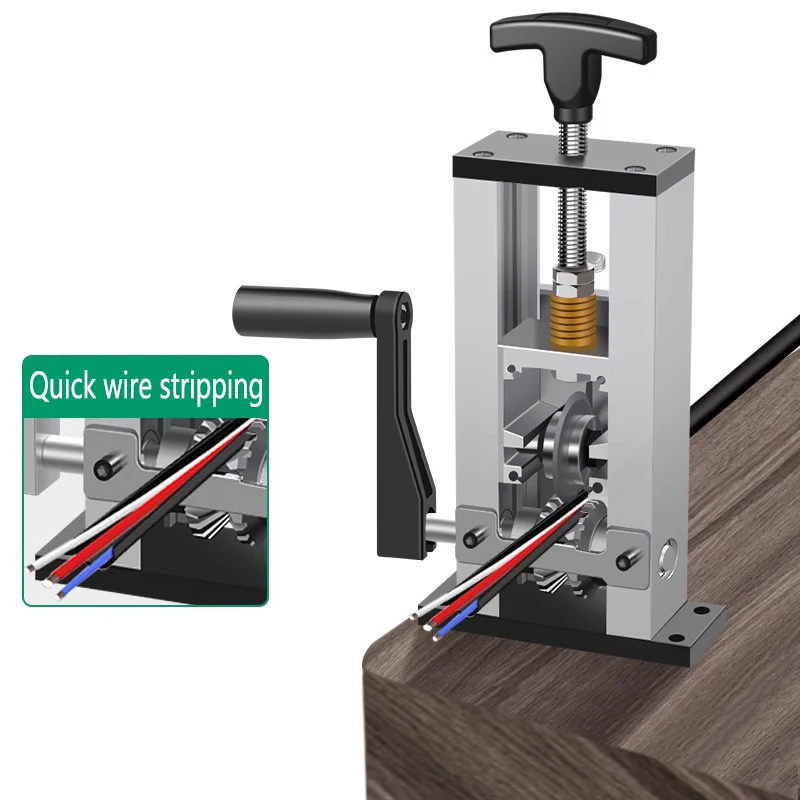 

For Drill Wire Stripper Machine 1-25 mm Scrap Wire Manual Wire Stripping Made Easy, Copper Wire Stripper, Drill Attachment Tool