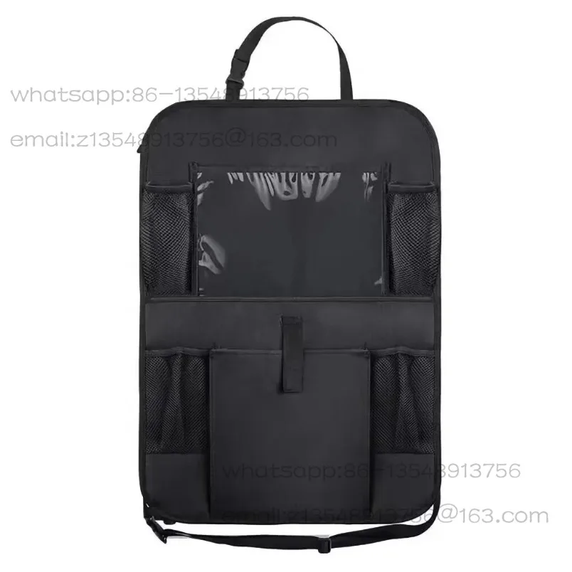 New Universal Car Seat Back Organizer with Touch Screen Tablet Holder Car Backseat Storage Bag Multi-Pocket Car Seat Organizer