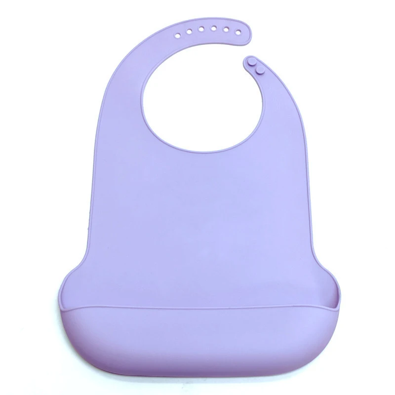 1/4Pcs Silicone Adult Bibs Adjustable Waterproof Adult Feeding Bibs with Crumb Catcher Clothing Protectors for Elderly Women Men image 2