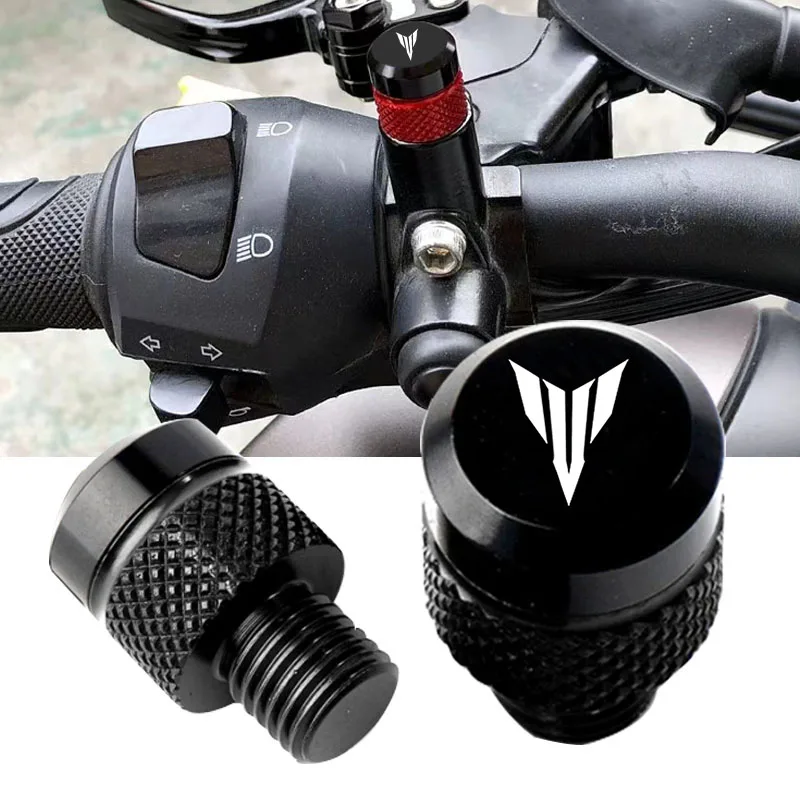 For Yamaha MT07 MT09 MT10 MT15 MT 07 09 10 SP FZ09 FZ07 Motorcycle M10 aluminum mirror hole plug screw bolt suitable