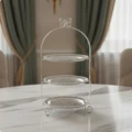 Silver 3-Tier 21CM