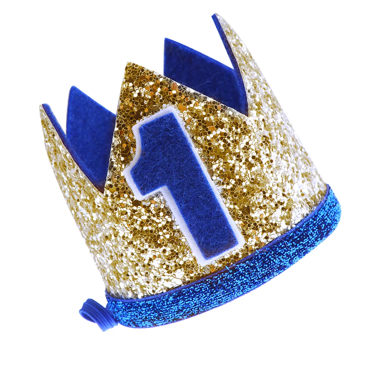 1st Birthday Crown Kids Birthday Party Crown Blue 1 Number Printing Headdress Tiara Party Supplies crown hat