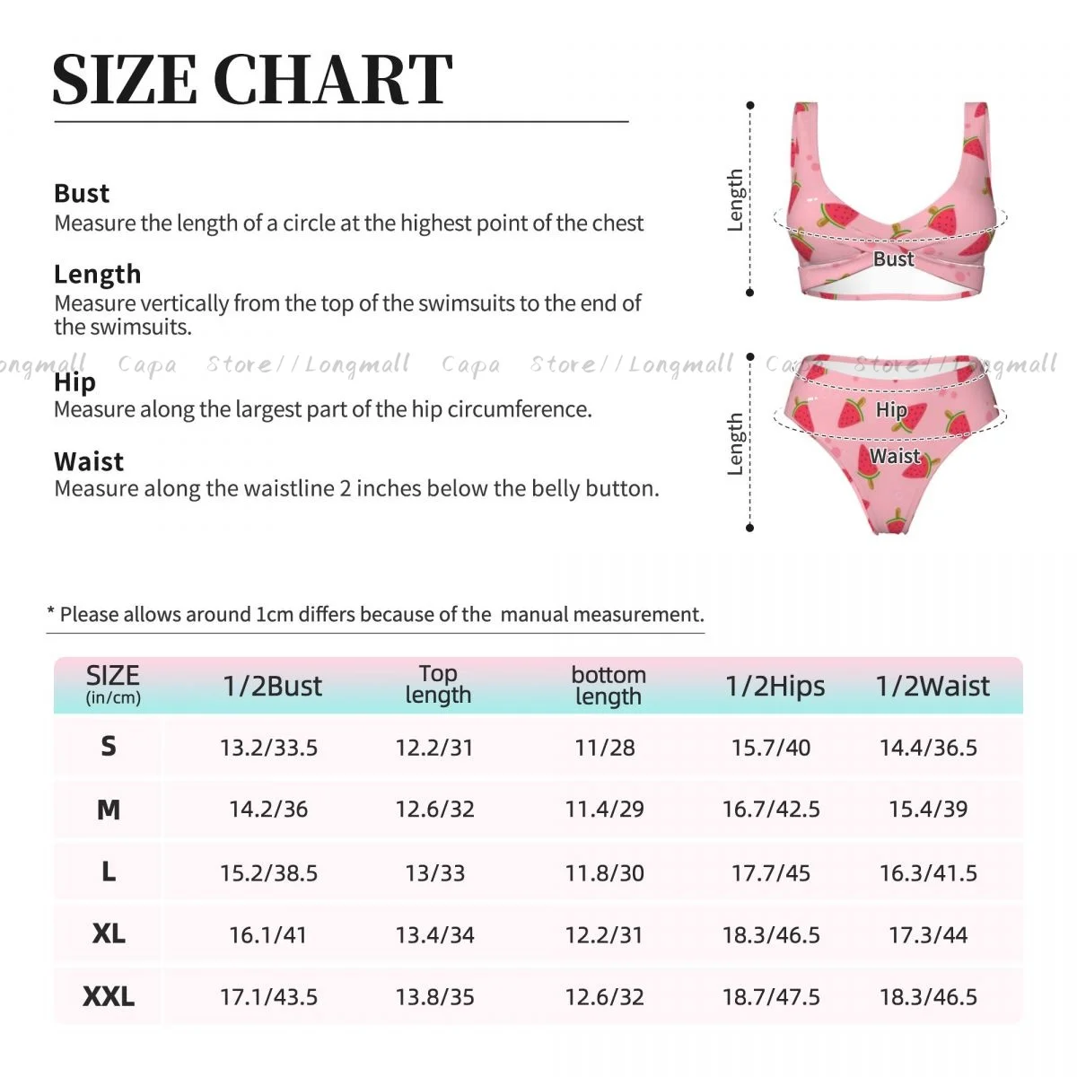 Sexy Bikini Set Cartoon Wassermelone Früchte Muster Bademode Frauen Zwei Stücke Badeanzug Bademode Weibliche Badeanzüge