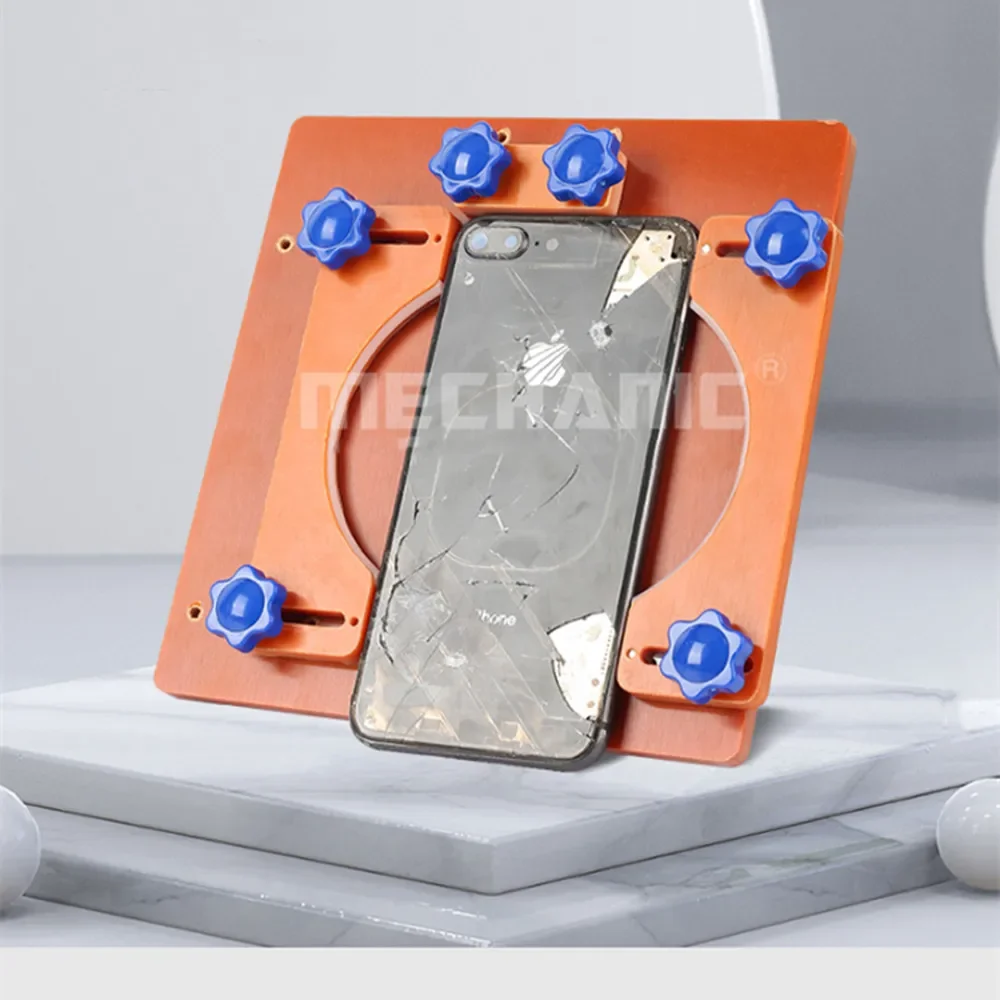 Mecânico-fixação Suporte de Reparação de Vidro para Iphone Ipad Tablet pc Remover Tampa Traseira Separando Ferramentas Kj006