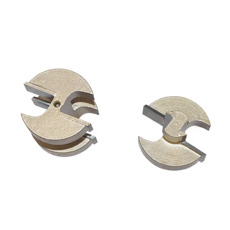 Square tooth mortise joint cutter woodworking male and female tenon plank floor splicing milling cutter