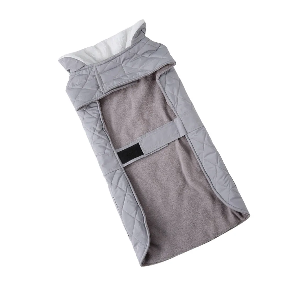 

Dog Sweater Stylish Pet Clothes Warm Puppy Outfit Light Grey Travel Winter Cozy Doggy Fashion Durability Comfortable Large Dog