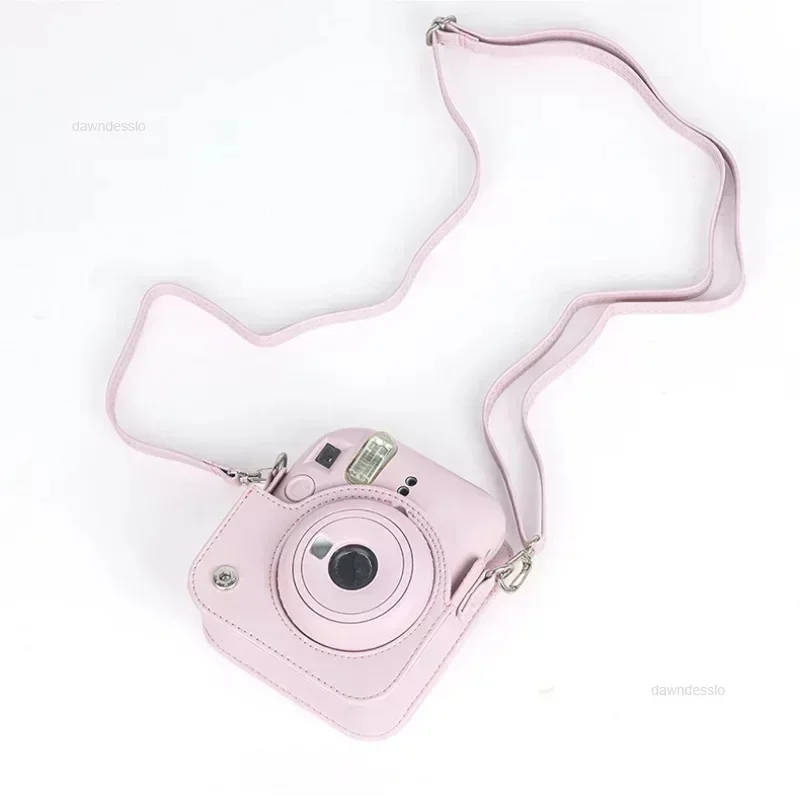 For Instax Mini 12 Camera Case PU Leather Soft Protective Case Trave Bag For Fujifilm Film Camera Bag With Shoulder Strap