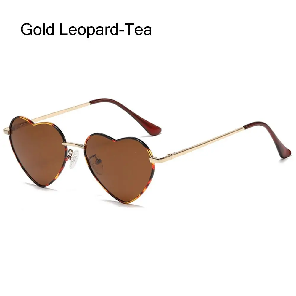 Trendy UV400 Protection Fancy Accessories Heart Sun Glasses Shades Heart-Shaped Sunglasses 90s Glasses