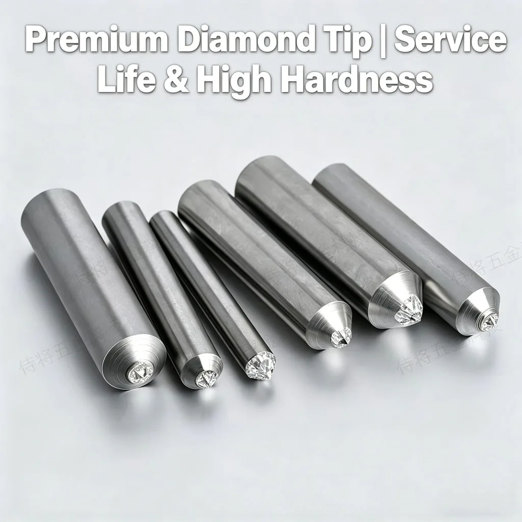 High Precision Single Point Diamond Dresser, Grinding Wheel Truing Tool for CNC Machining, Metalworking & Mold Making