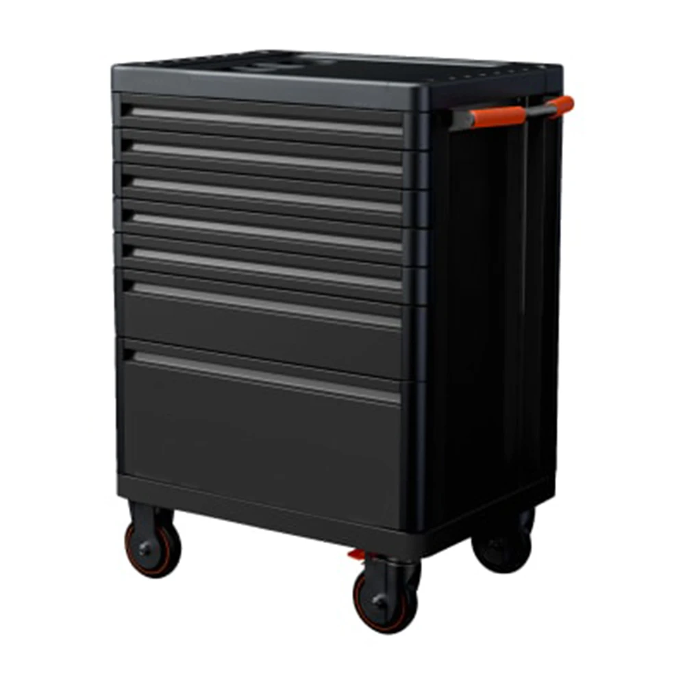Customizable ODM/OBM Support Black 7-Drawer Mechanic Tool Cabinet With Wheels