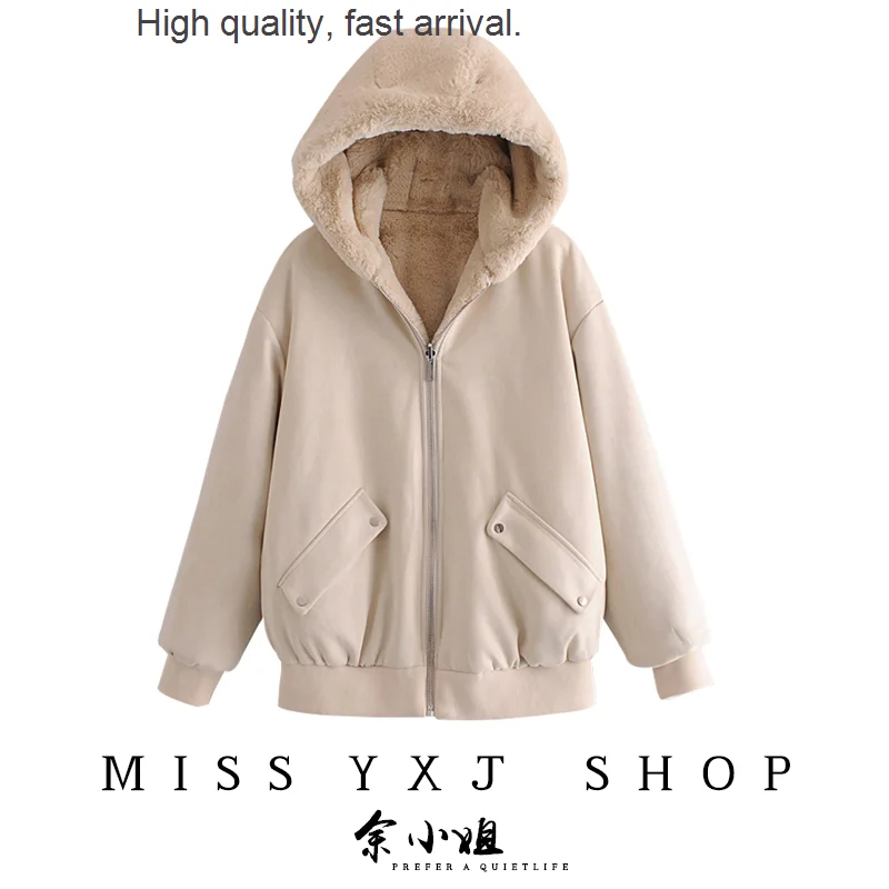 

Tail Counter Original Single Women's Clothing Big Brand Lamb Wool Coat Double-Sided Wear Fleece Jacket Winter