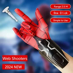 Spiderman Web Shooter Wrist Cobweb Launcher Gloves Accessories Props Toys ML Legends Spider Man Action Figure Gift for Children