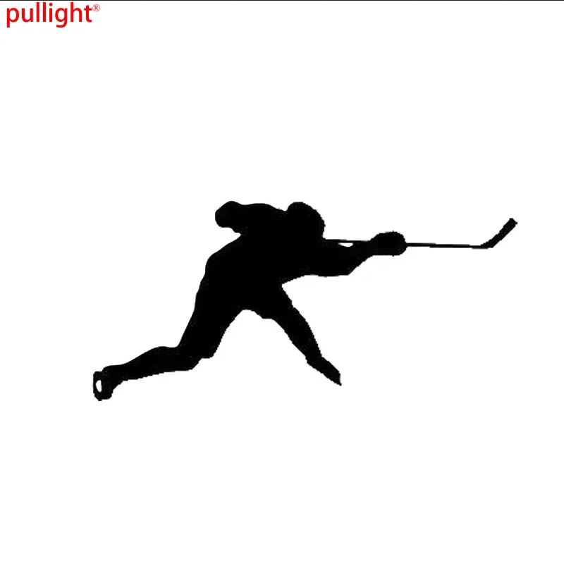 Fashion ice hockey player cartoon pattern design, car window bumper, motorcycle accessories decoration, vinyl car sticker