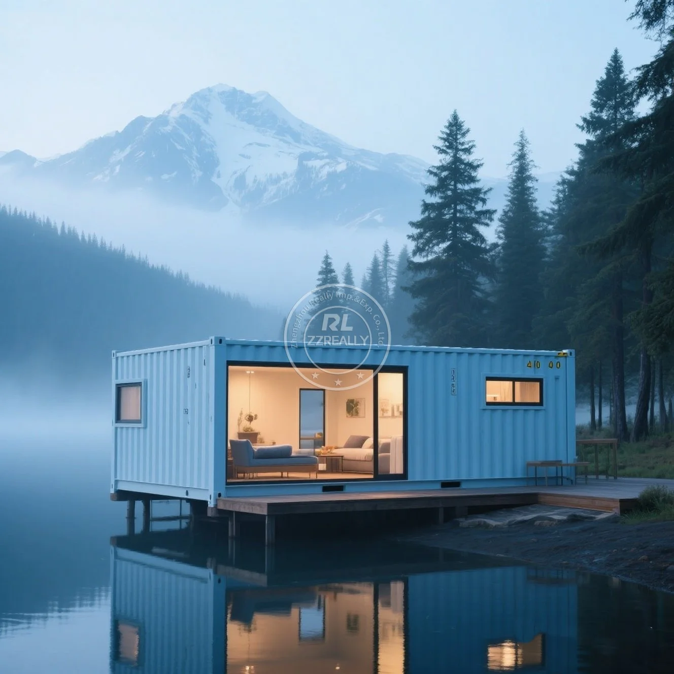 Prefab Quick Assembly Sunny House Prefabricated Windproof Container waterproof Outdoor storage Steel structure room
