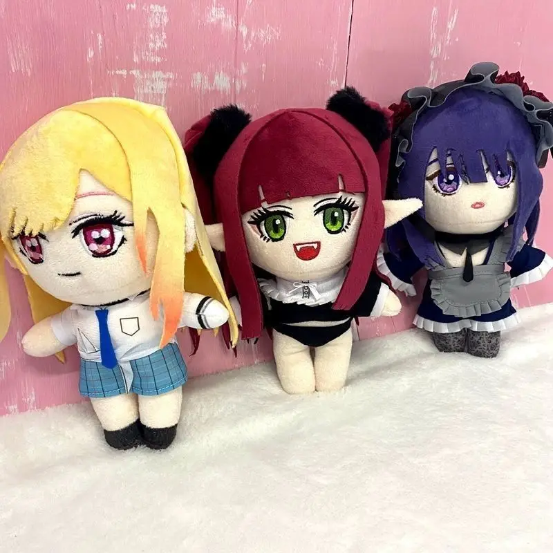 Cute My Dress-Up Darling Marin Plush Doll Chibi Stuffed Toy Anime Merchandise Kawaii Gift for Boys Girls Soft Collectible Figure