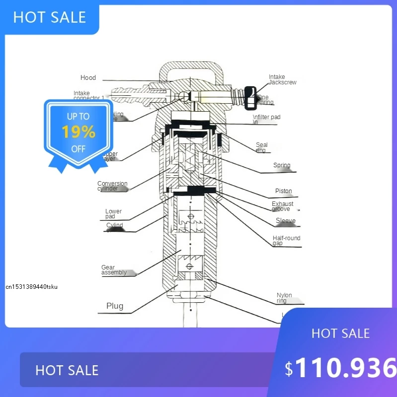

0805 Useful QB-22 Pneumatic Automotive Engine Valve Grinding Machine - Car Valve Seat Lapping Tool Engine Repair Grin0320