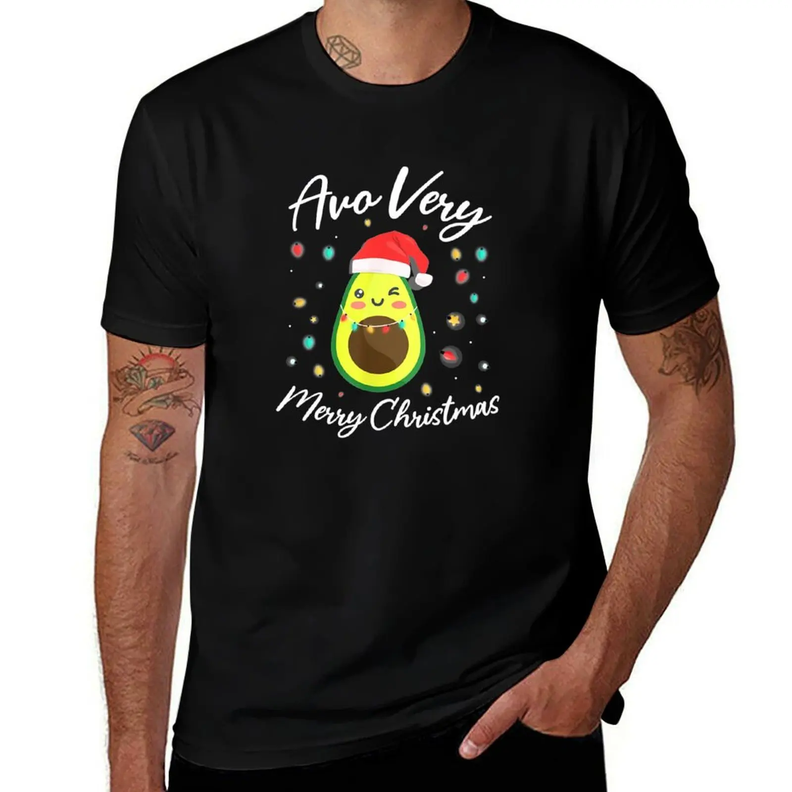 

Avo merry christmas T-Shirt cotton t shirt man t shirts with prints T-Shirt