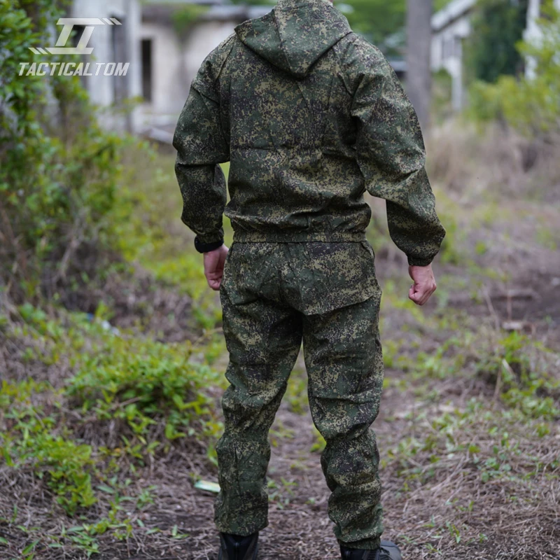 Tactical EMR camouflage combat training cover suit, outdoor sports camouflage suit, tear resistant and wear-resistant jacket