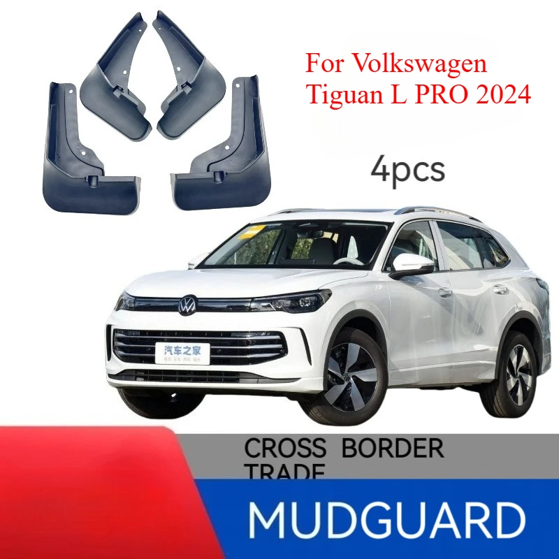 

For Volkswagen VW Tiguan L PRO 2024 Mud Flaps Splash Guards MudFlaps Front Rear Fender Protector Mudguards Car Accessories