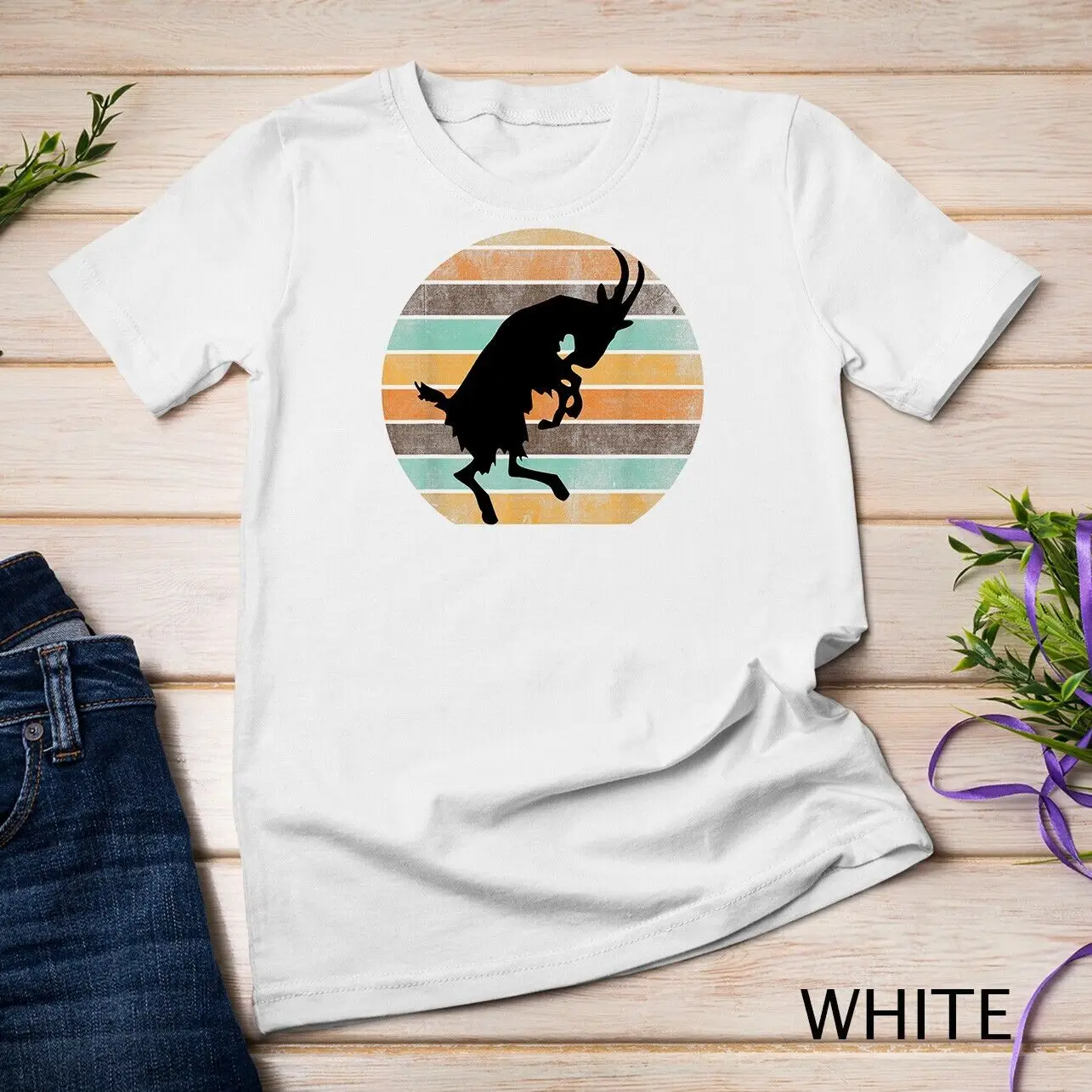 Billy Strings Goat Silhouette Retro Sunset T-Shirt Unisex T-shirt